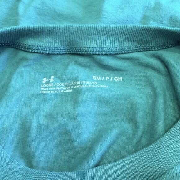 Lot (2) Under Armour Women's UA Sportstyle Graphic Tank Teal And Black Small - Picture 5 of 7